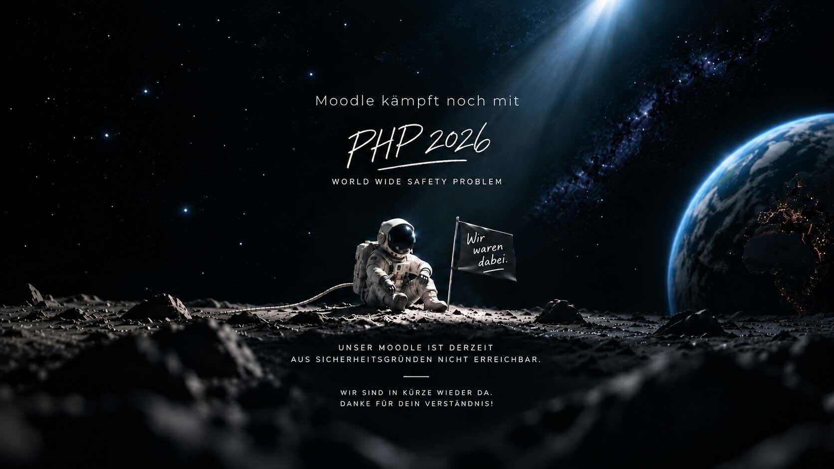 PHP 2026 – Wir waren dabei. Wir sind aus Sicherheitsgründen kurz offline.